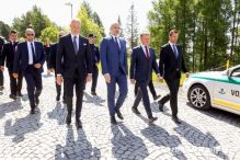 Policajné zabezpečenie ministrov obrán krajín V4