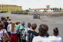 Slávnostný nástup pri príležitosti privítania príslušníkov po návrate zo zahraničných operácií