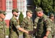 Slávnostný nástup pri príležitosti 80. výročia Slovenského národného a 32. výročia prijatia Ústavy Slovenskej republiky