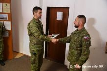 Rozlúčka s veliacim poddôstojníkom nadrotmajstrom Jozefom Blaňárom
