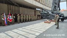 Slávnostné vyradenie absolventov Vstupného odborného kurzu Vojenskej polície
