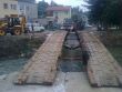Dočasný most v Jalovci pri Handlovej už v prevádzke