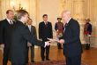 Prezident prijal štyroch diplomatov