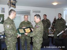 Náčelník GŠ generálmajor Peter Vojtek navštívil príslušníkov EUFOR ALTHEA