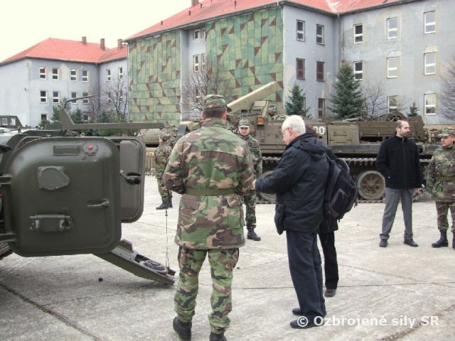 Návšteva veľvyslanca Izraela v ženijnom prápore.