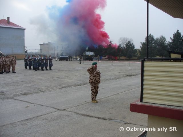 SLÁVNOSTNÝ NÁTUP ISAF-AFGHANISTAN