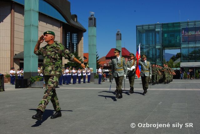 Slávnostný nástup v Martine