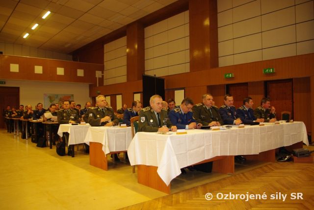 Účasť príslušníkov pozemných síl OS SR na zhromaždení náčelníka generálneho štábu OS SR