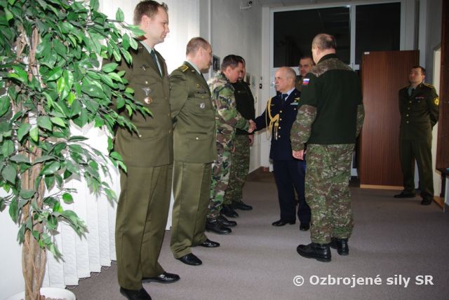 Návšteva pridelenca obrany Talianska u pozemných síl