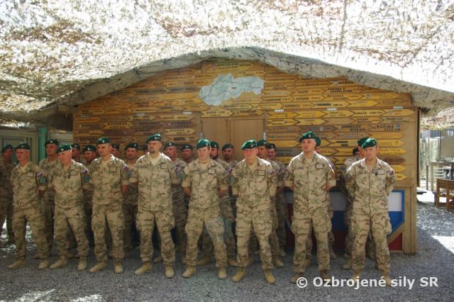 Rotácia Slovenského kontingentu vo vojenskej operácii ISAF