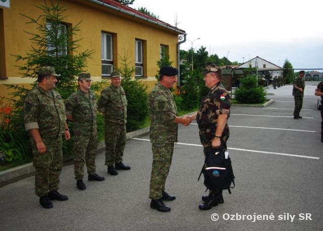 Pracovná návšteva maďarského veliteľa pozemných síl 