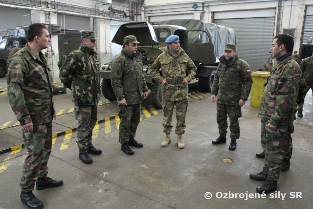 Návšteva náčelníka štábu misie UNFICYP plukovníka Angusa LOUDONA na Slovensku