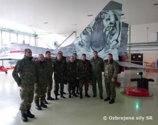 Inšpekčný tím z Ukrajiny navštívil zmiešané krídlo Sliač