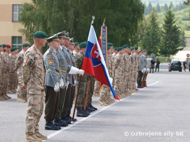 Rozlúčka s príslušníkmi  júnovej rotácie do operácie ISAF 