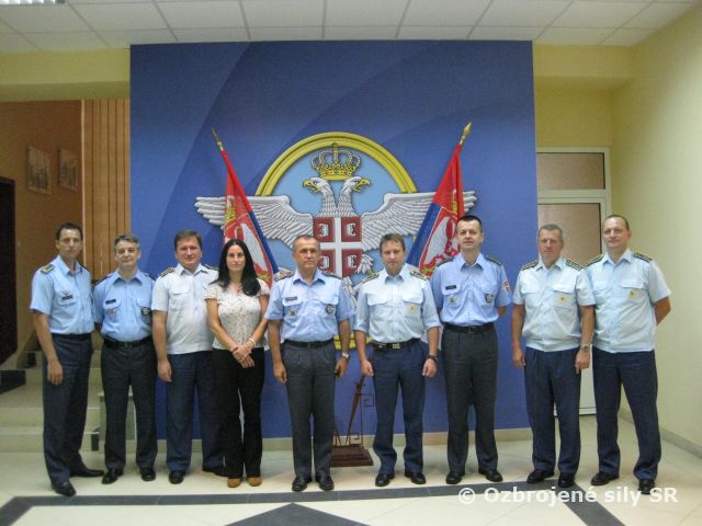 Veliteľ vzdušných síl navštívil Srbsko