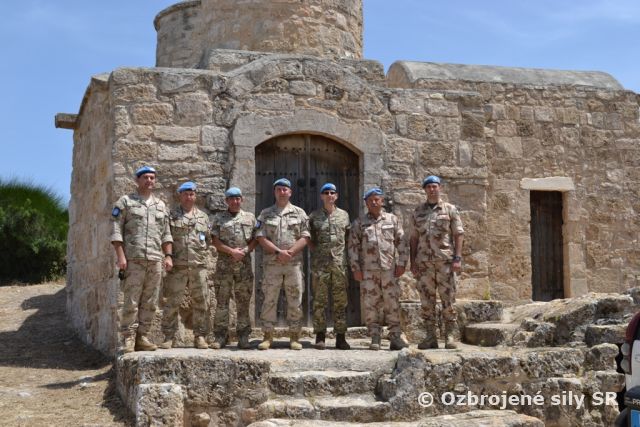 Kemp generála Štefánika navštívil nový náčelník štábu UNFICYP