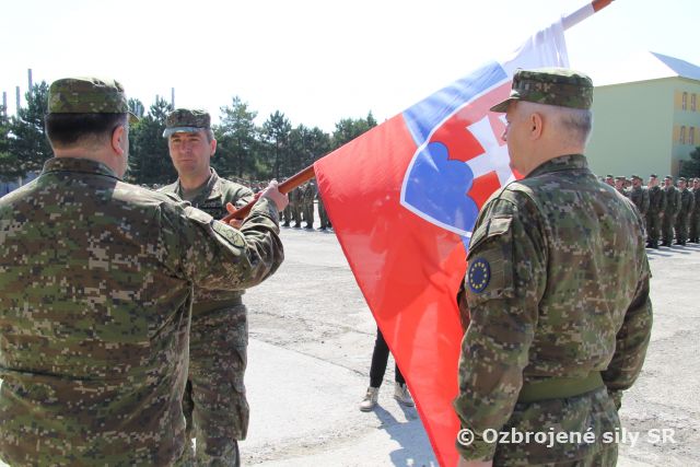 Slávnostné odovzdanie a prevzatie funkcie veliteľa Ženijného práporu Sereď