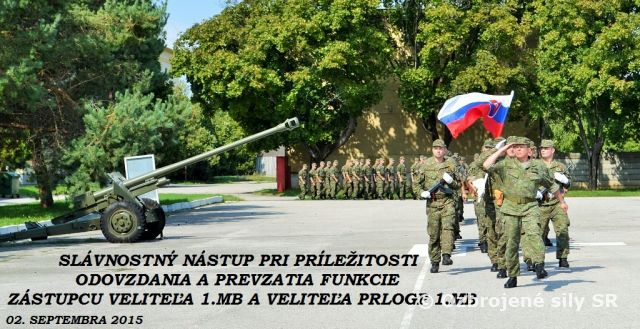 Druhý september pre prvú brigádu v znamení slávnostných ceremónii 
