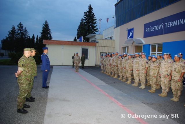 Návrat príslušníkov OS SR z operácie UNFICYP