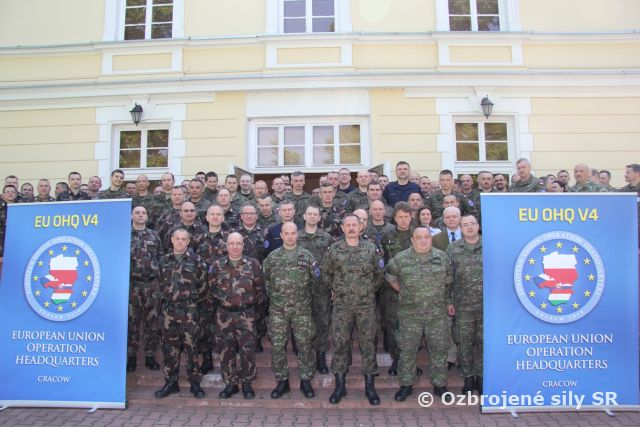 Operačné veliteľstvo V4 EU BG aktivované
