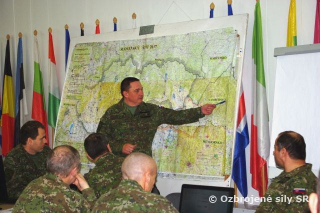 Komplexný štábny nácvik Veliteľstva pozemných síl OS SR