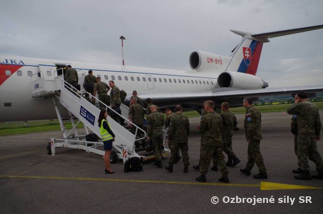 Na poľskom polygóne Ustka zaviala slovenská zástava