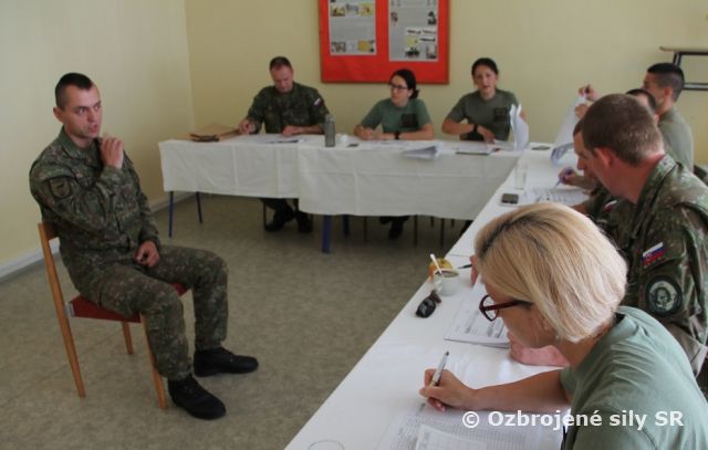 V Taktickom krídle Sliač sa uskutočnil výber vojakov do misie UNFICYP