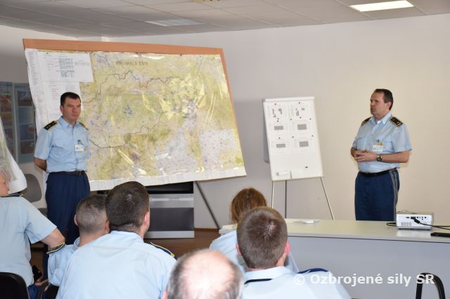 Komplexný štábny nácvik vo veliteľstve vzdušných síl