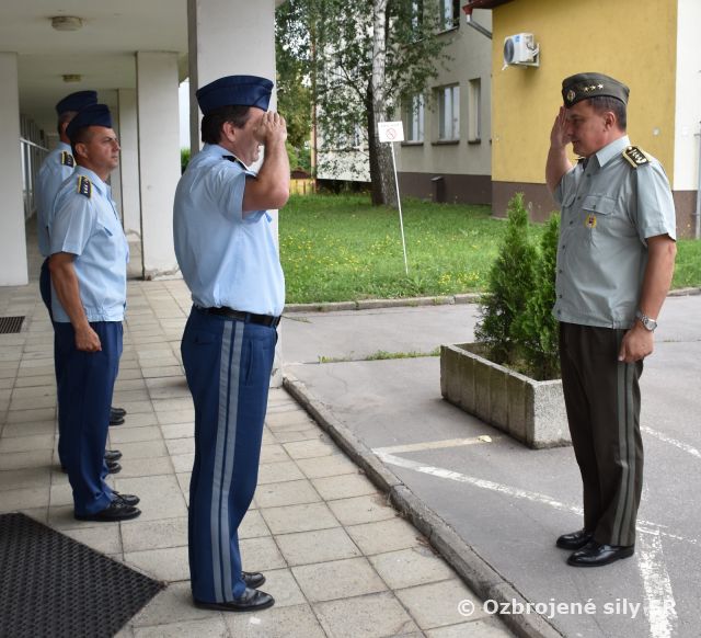 Náčelník GŠ OS SR navštívil veliteľstvo vzdušných síl  vo Zvolene
