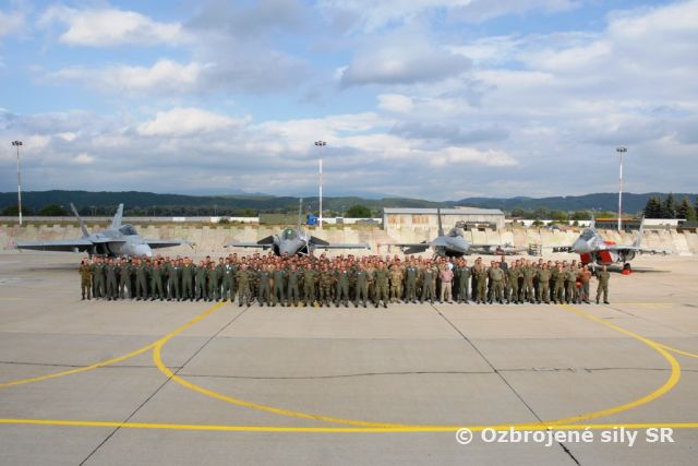 Letci ukončili svoje pôsobenie na cvičení MACE XIX 2018