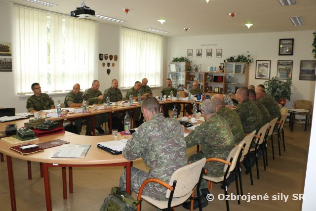 Výjazdová vojenská rada pozemných síl v Martine