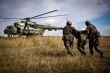 Spoločný výcvik s vrtuľníkom Mi-17