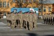 Slávnostný nástup pred odchodom na plnenie úloh do operácie ISAF Afganistan