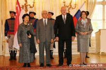 Singapurský prezident navštívil Slovenskú republiku