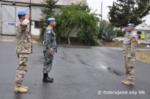Inšpekcia hlavného vojenského veliteľa UNFICYP v Sektore 4 