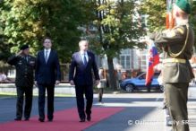 Prezident Andrej Kiska prvýkrát navštívil ministerstvo obrany