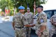 Náčelník generálneho štábu na inšpekcii slovenských vojakov operácie UNFICYP 7
