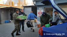 Zimná charitná zbierka šatstva v posádke Bratislava