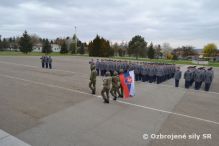 Slávnostný nástup k 15. výročiu vstupu do NATO