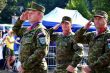 Slávnostná vojenská prehliadka pri príležitosti 75. výročia Slovenského národného povstania