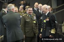 Náčelník generálneho štábu rokoval na 182. zasadaní Vojenského výboru NATO v Bruseli