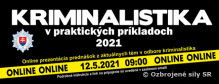 Kriminalistika v praktických príkladoch 2021