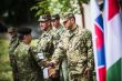 Nástup k ukončeniu ďalšej fázy cvičenia Slovenský štít