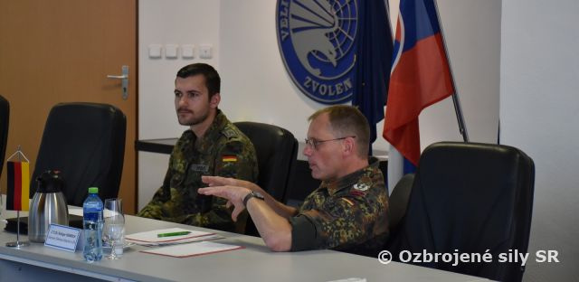 Návšteva pridelenca obrany Nemeckej republiky