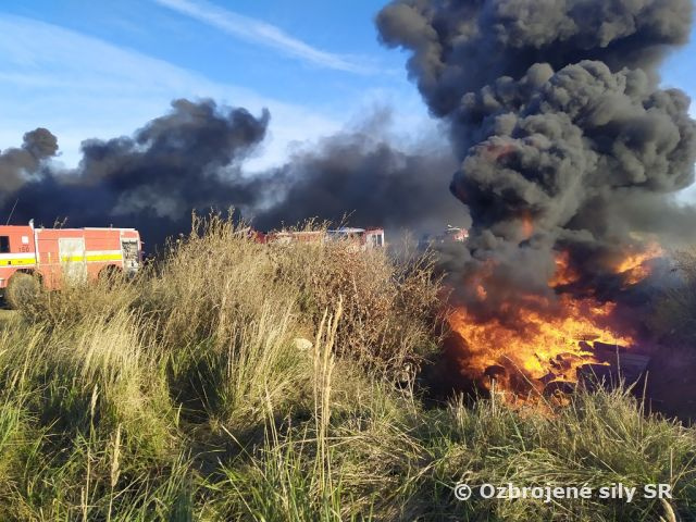 Posledný zásah cvičenia FIRE RESCUE 2020