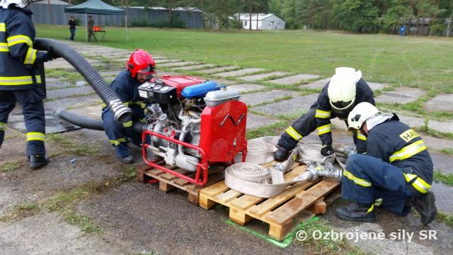 Súťaž vojenských hasičských jednotiek  „Ukaž co umíš 2018“