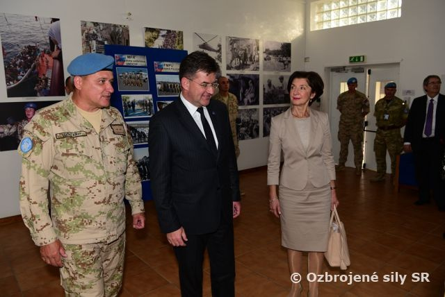 Minister Lajčák navštívil slovenských vojakov v operácii UNFICYP