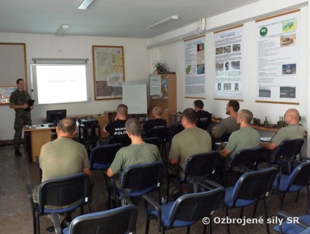 Príprava príslušníkov OS SR do operácie Resolute Support v Afganistane