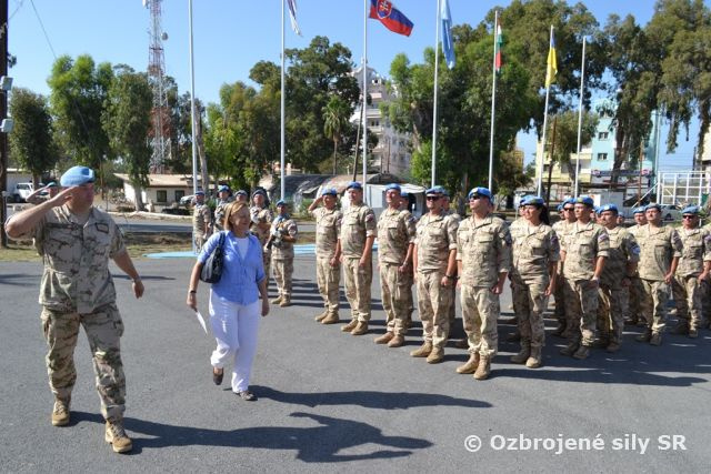 Hlavná politická predstaviteľka UNFICYP sa rozlúčila s príslušníkmi Sektoru  4