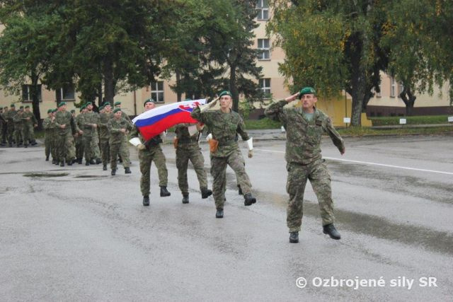 Slávnostná rozlúčka s jednotkou odchádzajúcou na cvičenie OPREH 2 